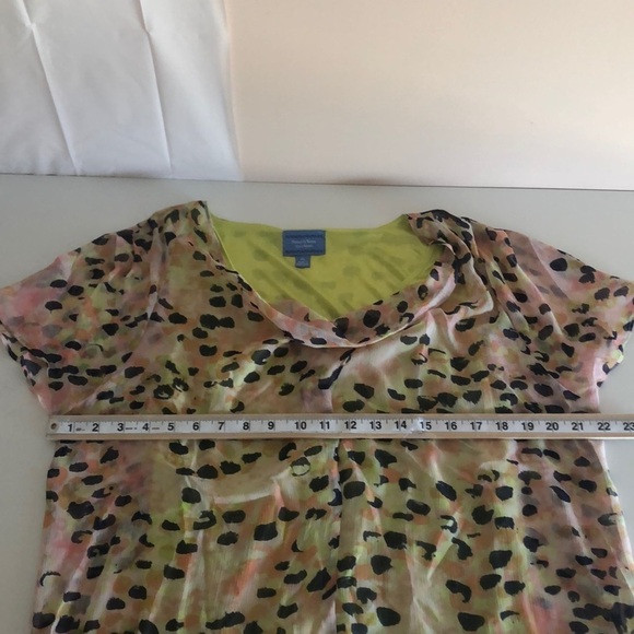 Simply Vera Wang Drawstring Sheer Top Cam Extra Large - Picture 5 of 11